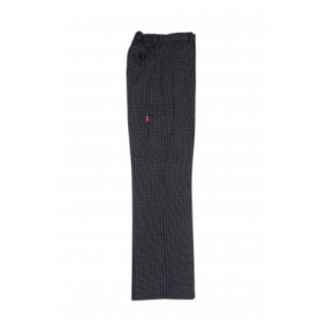pantalon de cocina cuadros negro OREGANO52