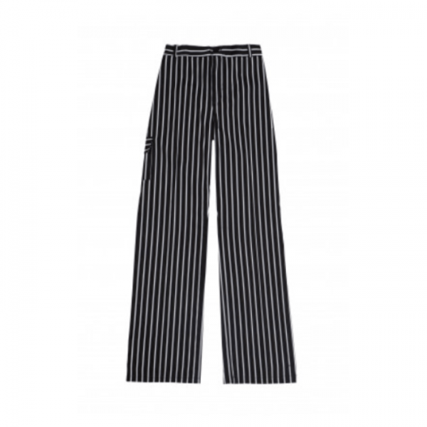 pantalon de cocina rayas negro OREGANO50