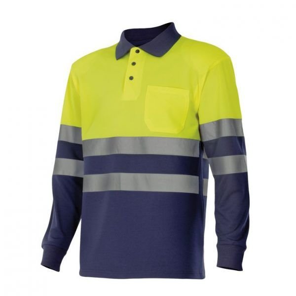 POLO-BICOLOR-ML-AV-azul-m-amarillo-fluor