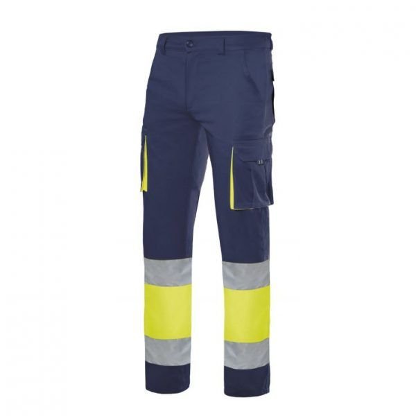 Pantalon-stretch-bicolor-av-azul-navy-amarillo-fluor